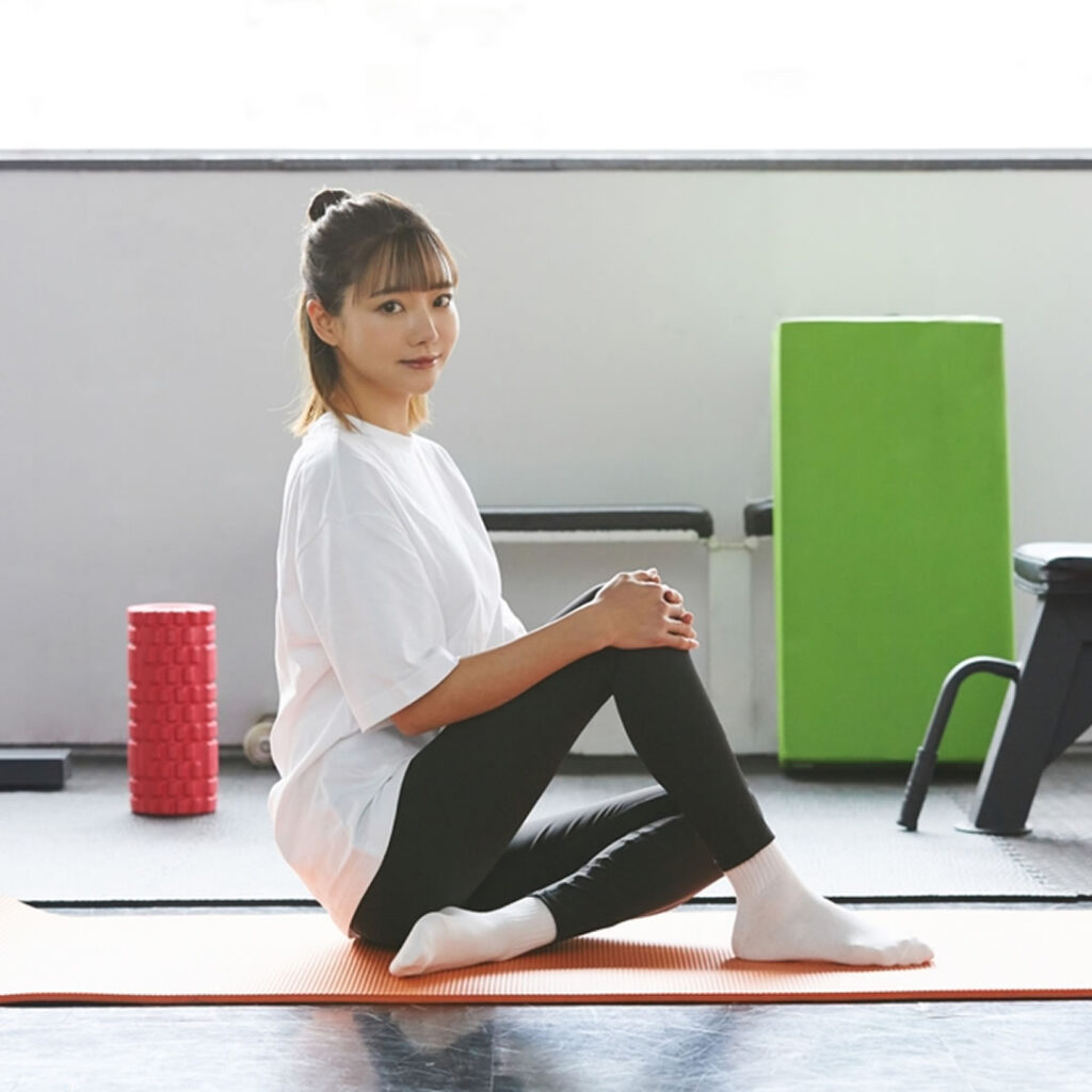 運動している20代女性