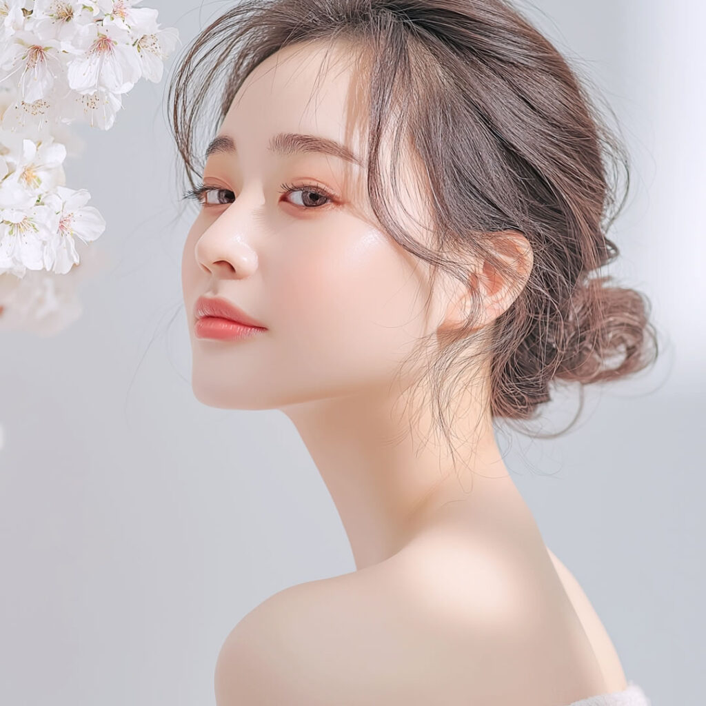 広島で糸リフトのランキングを探している女性のイメージ