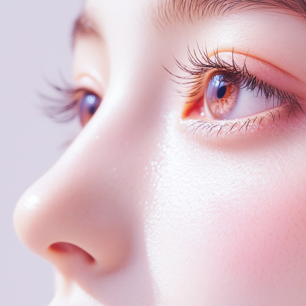 目の下のクマが綺麗な女性