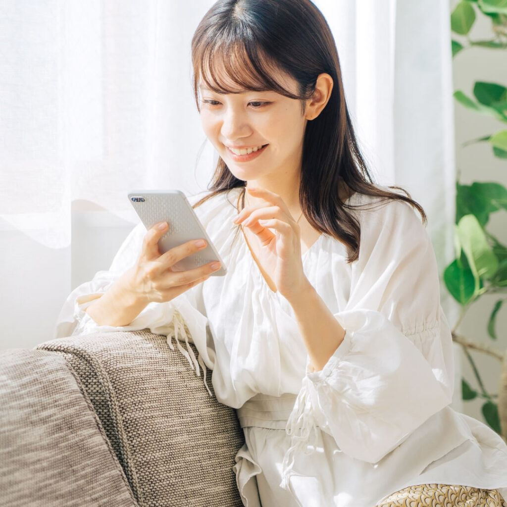 クリニックを探している女性
